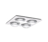 Exhaust Fan/Light/Heater 3-in-1 Bathroom Heater with 4 Heat Lamps